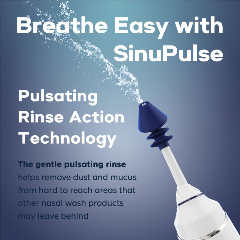 SinuPulse Traveler Replacement Sinus Irrigator Tips (2 Pack) - Attachments for the SinuPulse Traveler Irrigation Machine, Nasal Irrigation for Sinuses - BeesActive Australia