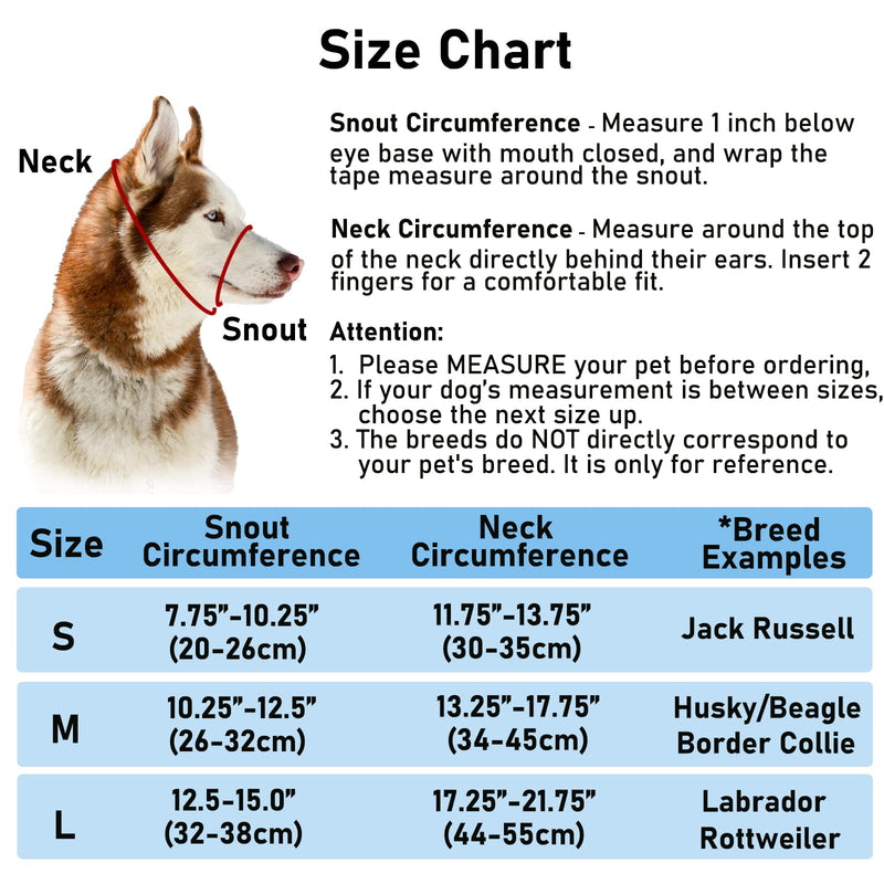 BARKLESS Dog Head Collar, Anti-Pulling Printed Head Halter with Leash, Gentle Snout Harness with Adjustable Clip for Small Medium, and Large Dogs, Perfect for Training Leash-Reactive Pullers M Trees - BeesActive Australia