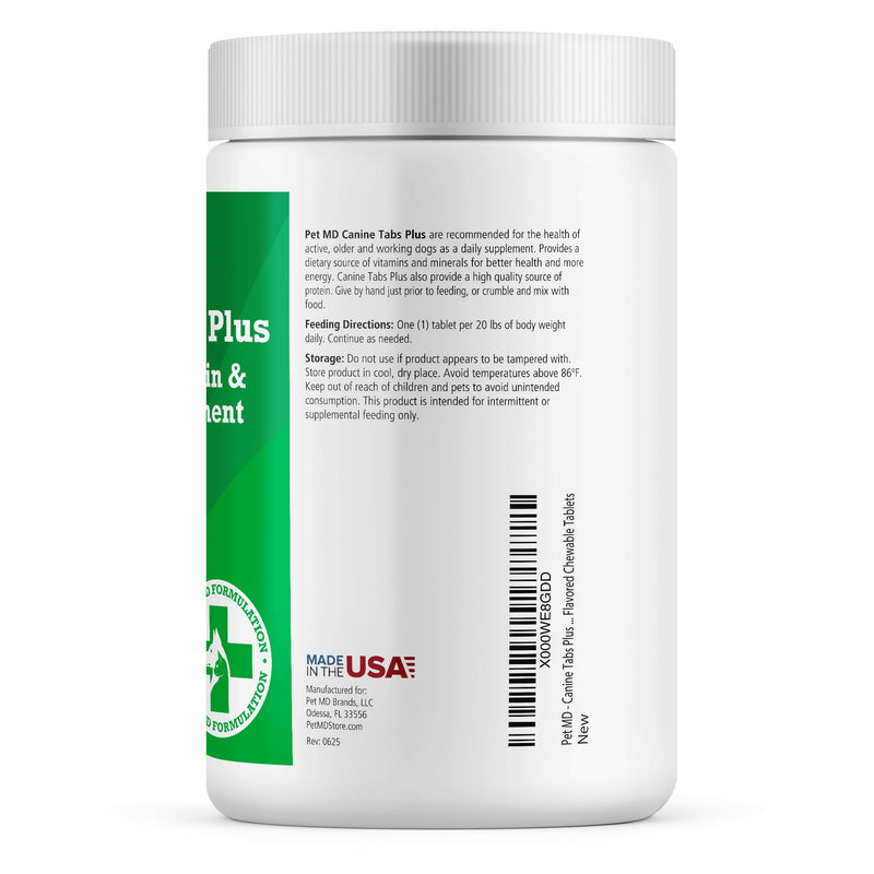 Pet MD Canine Tabs Advanced Multivitamin & Stool Fix