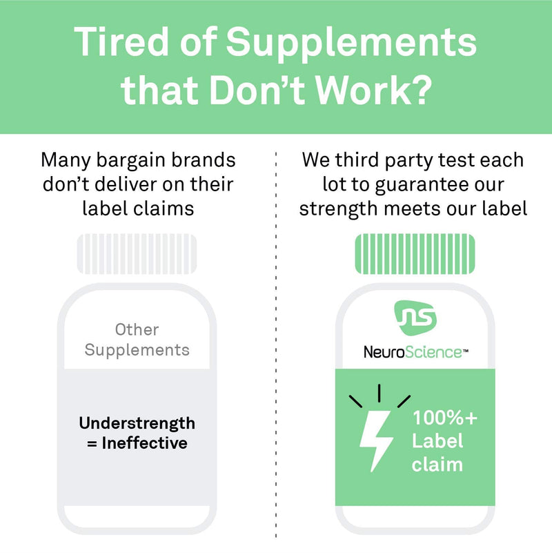Neuroscience AdreCor with Licorice Root & Cortisol Supplement, 90 ct | Supports Energy, Adrenal Health & Stress Resilience, Calm Aid, Vitamins & Amino Acids