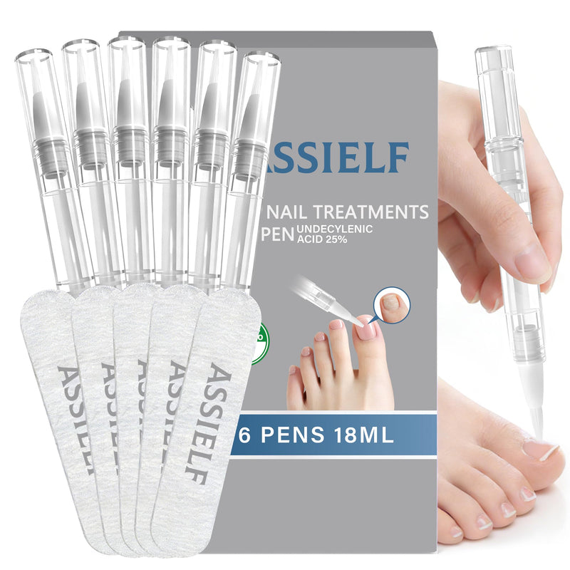 FSA Eligible HSA Extra Strength Athlete‘s Foot & Toenail Fungus Treatment Pen, Toenail Treatment Pen with 25% Undecylenic Acid, Precision Applicator for Itch Relief & Nail Car - 3 Pack/6 Pack (6 Pack) 6 Pack - BeesActive Australia