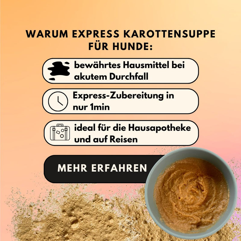 People who Kaer Morosche carrot soup 200g, high yield thanks to powder form, prebiotics to support diarrhea and stomach problems, carrot powder with carrot pomace, for dogs, pack of 1 - BeesActive Australia