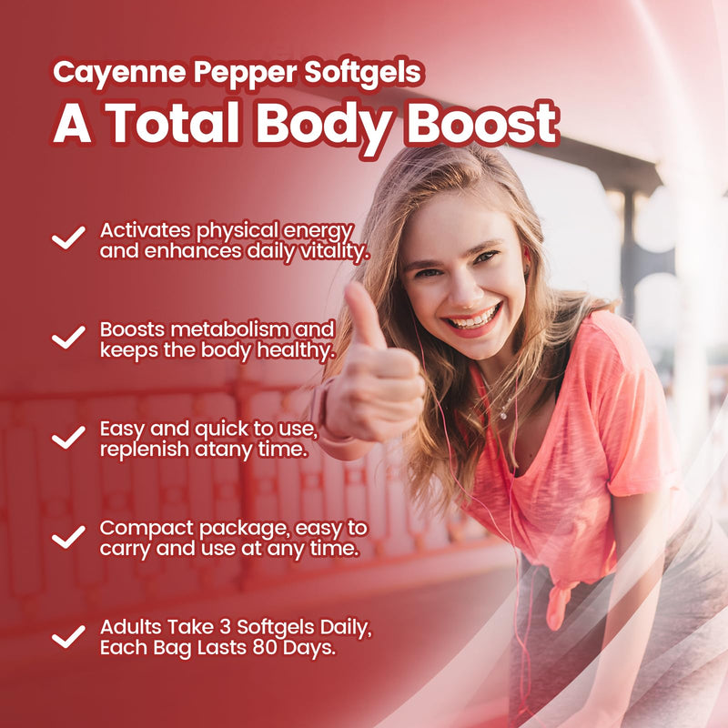 VivoNu Cayenne Pepper Softgels | Leg Vein & Heart Support, Hawthorn, Beetroot & Berberine (2 Bag) | Supports* Leg Vein, Heart & Blood Vessel Health; Vitamin E, D3+K2, Grape Seed, Hawthorn, Beetroot & Berberine 2 Bag
