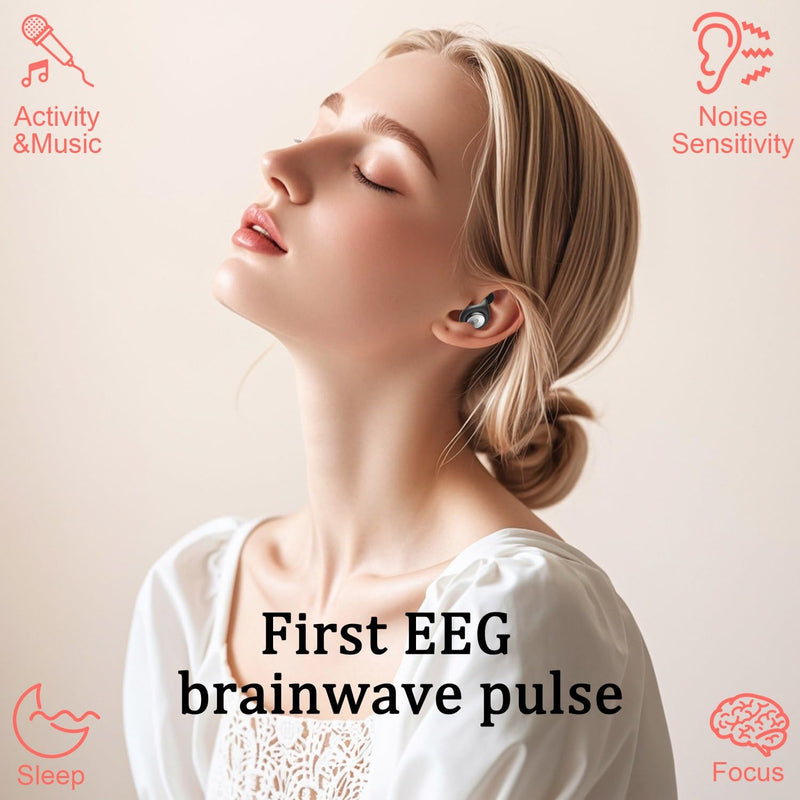 Ear Plugs for Sleeping Noise Cancelling 45dB, Reusable Silicone Earplugs with 8 Eartips and Travel Case, Soft Comfort Hearing Protection for Concerts, Snoring, Travel, Study (Jet Black) Jet Black