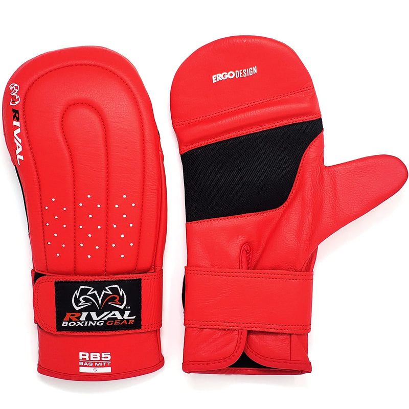 Rival RB5 Bag Mitts Red Large - BeesActive Australia
