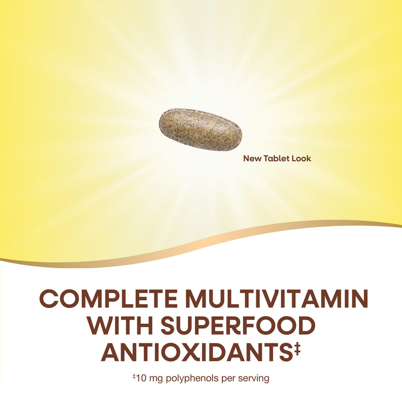 Nature's Way Alive! Women's Energy Multivitamin Tablets, Supports Cellular Energy*, Fruit and Veggie Powder Blend (100mg per Serving), 50 Tablets, (Pack of 2) 50 Count (Pack of 2)