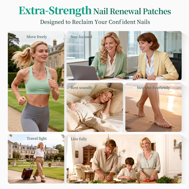 APUREE Fungal Nail Patches Extra Strength: True 1% Tolnaftate | 8H Overnight Fungal Toe Nail Treatments | FSA-HSA | Repair For Discolored Yellow Brittle Damage Nails| Revives Natural look| 64 Patch