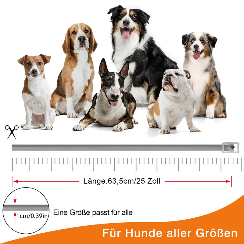 DEWEL 2pcs dog tick collar, tick collar for cats, natural tick collar for dogs and cats, reflective collar against ticks and fleas, flea collar against ticks, mites - BeesActive Australia