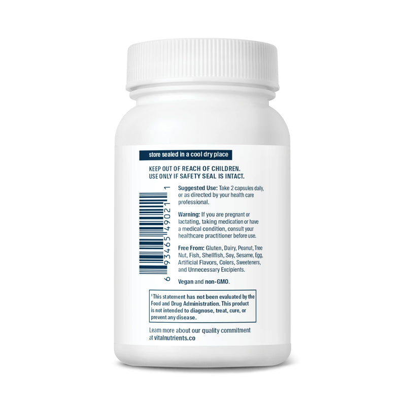 Vital Nutrients Cortisol Balance | Vegan Adrenal Support Supplements | Cortisol Manager Supports Energy & Stress Levels | Ashwagandha & Magnesium for Relaxation | Gluten, Dairy, Soy Free | 30 Capsules 30 Count (Pack of 1)