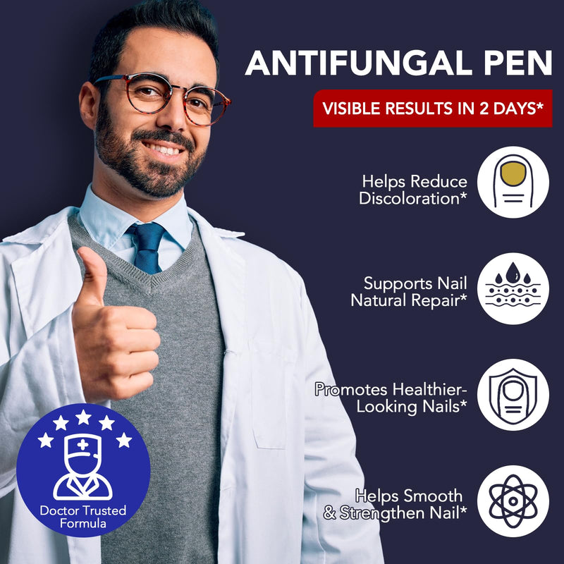Toenail Fungus Pen - 25% Undecylenic Acid, Tea Tree Oil - Toenail Fungus Treatment Extra Strength for Toe Nail Repair Pen for Damaged Nails, Foot Fungal Nail Treatment for Fungi Funginail - 5pcs - BeesActive Australia