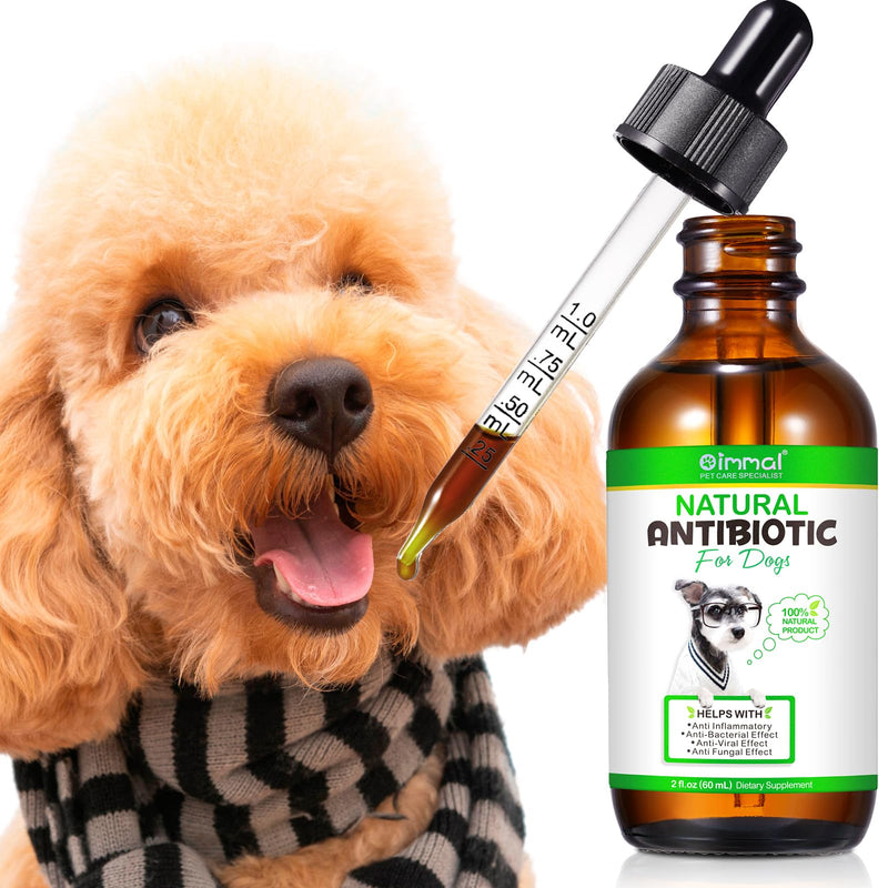 JSBNQRMZ Natural Antibiotics for Dogs, 60ML Antibiotic Drops for Dogs, Antibiotics for Dogs to Relieve Itching and Allergies, Antibacterial Effect, Multivitamin for Dogs - BeesActive Australia