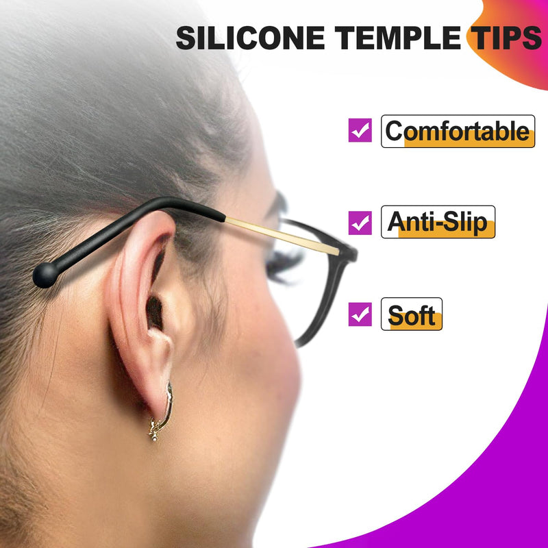 VISOONE Anti Slip TR90 Blue Light Blocking Glasses Size M Eyewear Frame with Anti Glare Eye Protection for Women GaeL Gael Slipfree Terrazzo Tortoise - BeesActive Australia