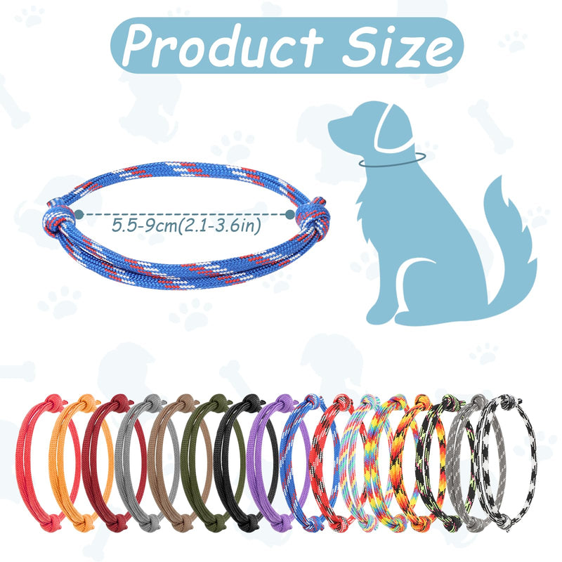 16Pcs Puppy ID Collars Whelping Soft Adjustable Bands, 16 Colors Puppy Collars Whelping Collars Bands Puppy Identification Collar for Newborn Pet Pup Collars for Dog Cat Rabbit Hamsters (Reusable) - BeesActive Australia