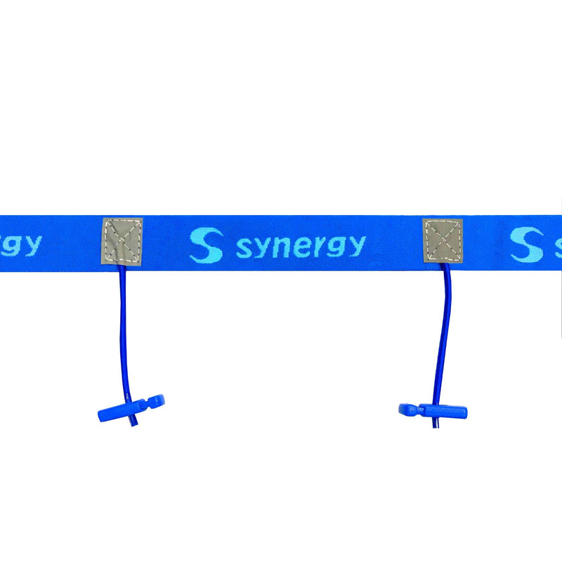 Synergy Running/Triathlon Race Day Number Belt Blue 1-Pack