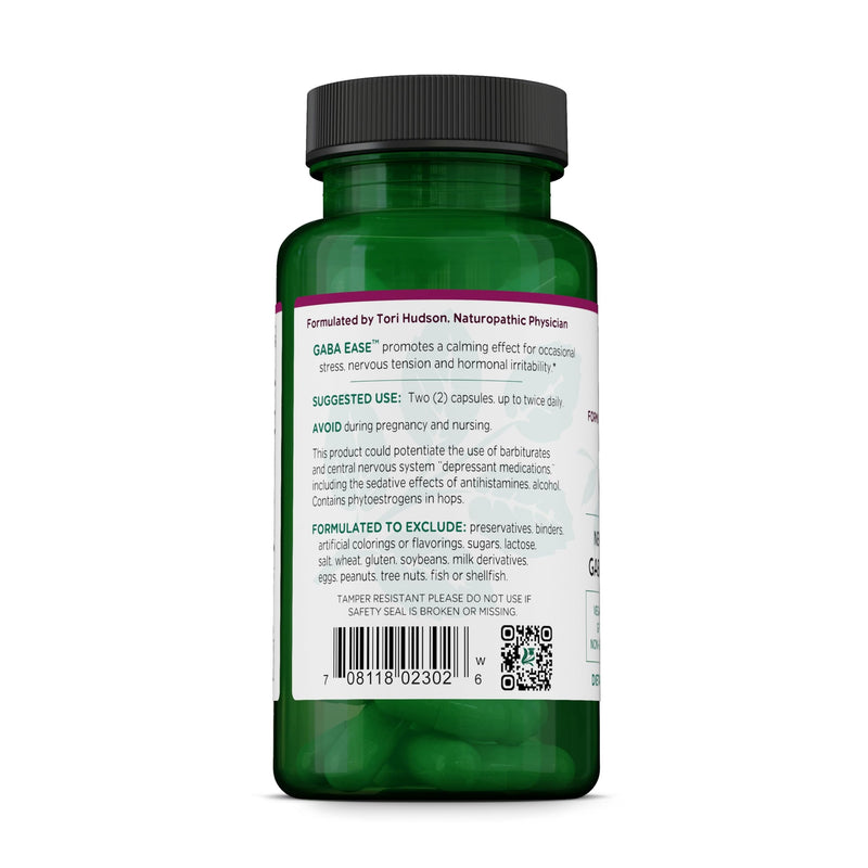 Vitanica, GABA Ease, Calming Support, Vegan, 60 Capsules