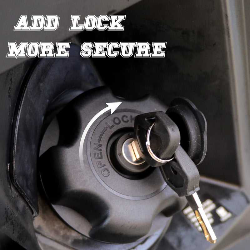 sukemichi Locking Gas Cap for Boat, Anti-Theft Fuel Door Cover Gas Tank Doors Locks for Polaris RZ Ranger 900 1000 XP PRO XP Sportsman, Replace for# 5433687/5435534/5450389/5439075 - BeesActive Australia
