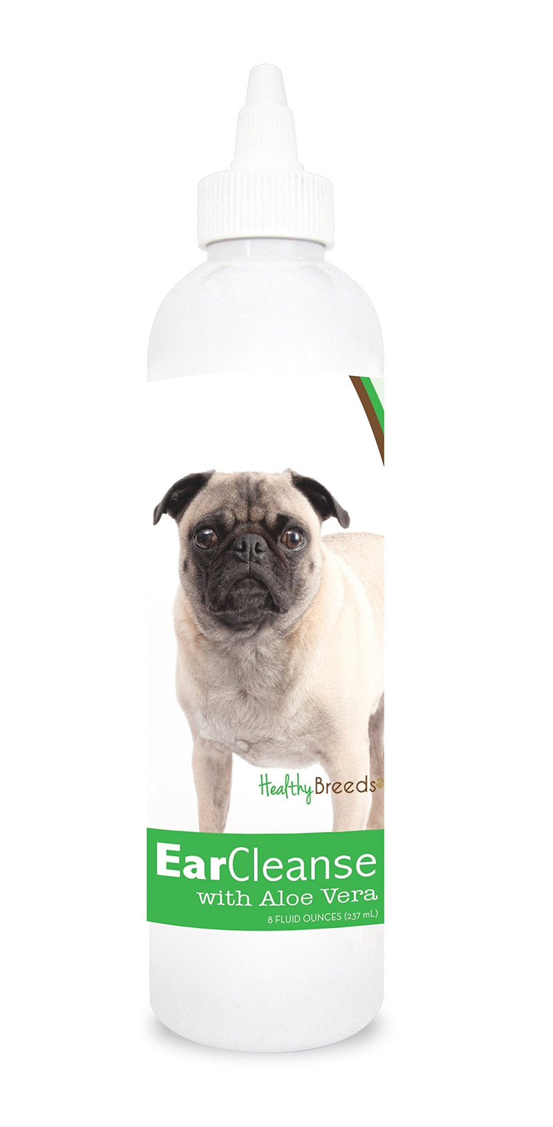 Healthy Breeds Pug Ear Cleanse with Aloe Vera Cucumber Melon 8 oz