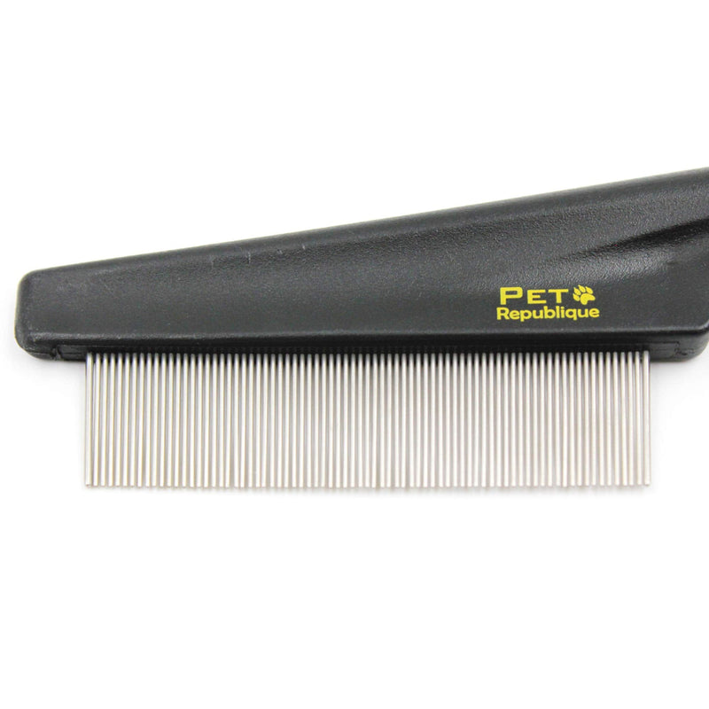 Pet Republique Grooming Tool - Fine-Toothed Comb for Removing Fleas, Mites, Ticks, and Dandruff from Dogs, Cats, Rabbits, and Other Pets Medium - BeesActive Australia