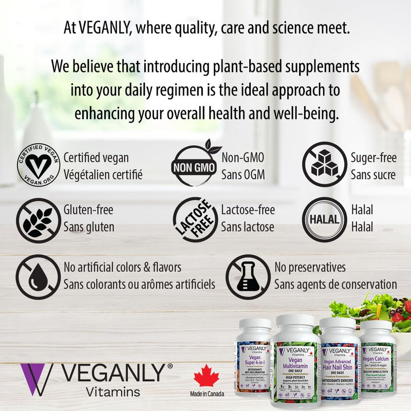 Vegan Advanced Hair Nail Skin One-Daily, 90 Vegan Capsules