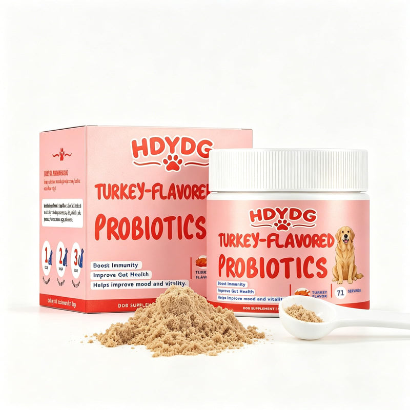 Turkey Tail Mushroom Powder for Dogs – Probiotics Supplement for Gut & Skin Health – Supports Immune System & Reduces Bumps – 100 Servings Dog Vitamins 1