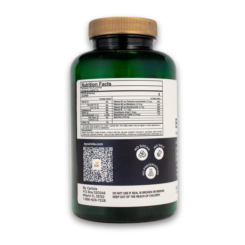 Bioxtron Natural Stem Cell Supplement Gummies - Spirulina, Vitamin B1, B2, B3, Magnesium - Supports Energy, Joint, Muscle, Immune Health - Stem Cell Regenerator - 60 Gummies (30 Servings) 60 Count (Pack of 1)