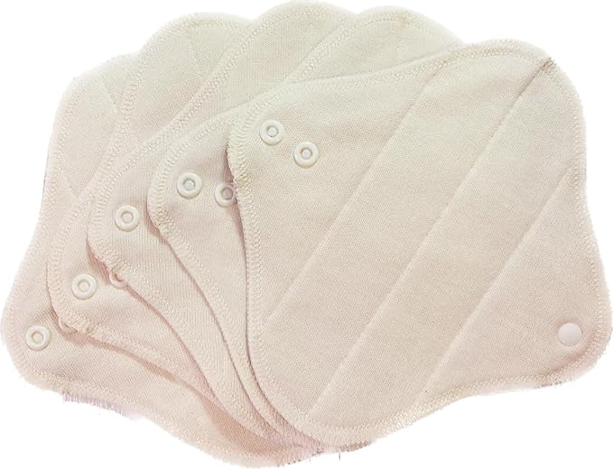 Suto Kotto Cloth Napkins, Weed Sheets, Organic Liner, Set of 5, Made in Japan (Pastel Liner) - BeesActive Australia