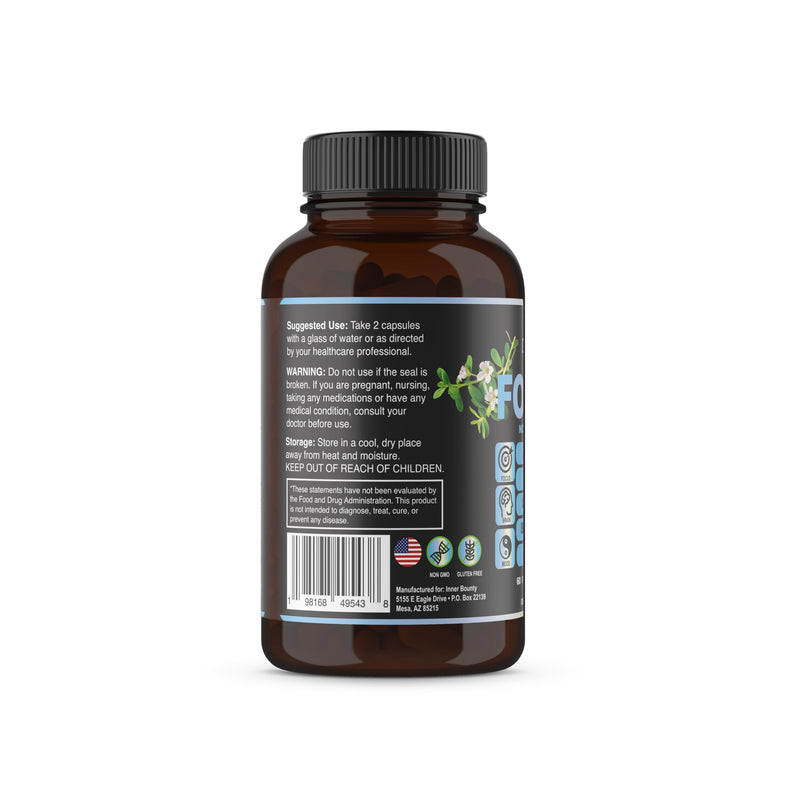 Focus 14-in-1 Nootropic Brain Supplement with Lions Mane, Alpha GPC Choline, Vitamin C & B12, Taurine, Bacopa - Energy, Cognitive, Memory Support, 60 Filler Free Capsules