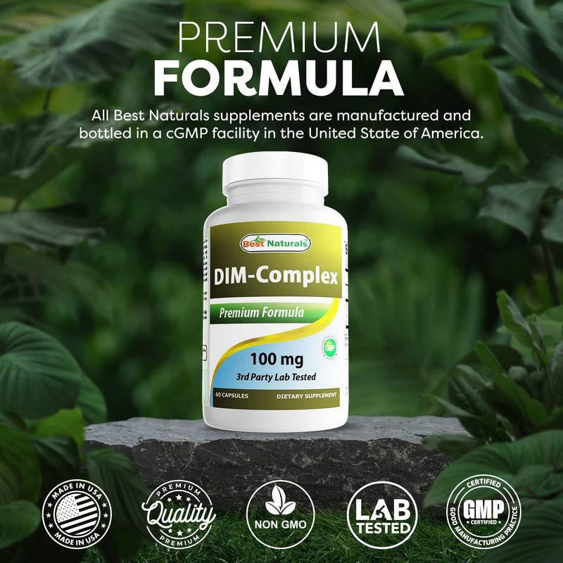 Best Naturals DIM Complex 100 mg 60 Capsules