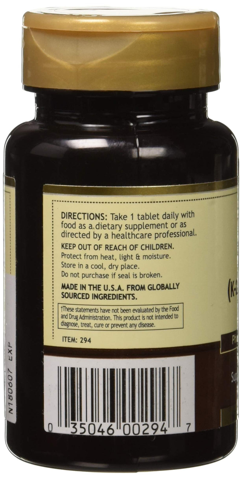 Vitamin K2 (MK7) with Vitamin D3 60 Tablets