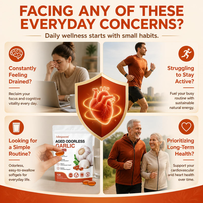 Aged Garlic Extract Softgels 1200 mg Odorless with CoQ10 Ubiquinol & Vitamin K2, 2 Years Aged Matured – Standardized for S-Allyl Cysteine | Heart & Immune Antioxidant Supplements, 120 Softgels 120 Count (Pack of 1)