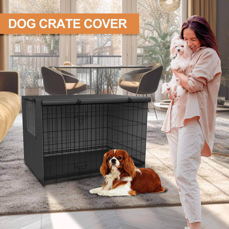 Dog Kennel Cover,Crate Covers for Dog Cages,Crate Cover 24 30 36 42 48-inch,Dog cage Cover,Waterproof Dog Crate Cover,Dog Kennel Cover,Dog Enclosure Covers,Dog Crate Covers Large and Small 30 Inch - BeesActive Australia