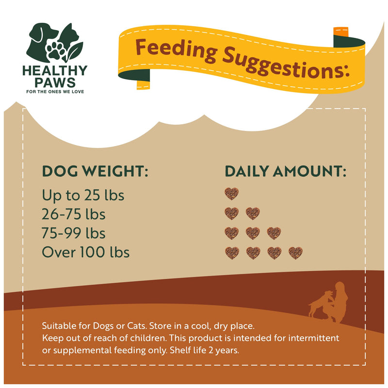 Healthy Paws Itch Immunity Treats for Dogs – Allergy & Itch Relief Chews for Skin, Paws, Eyes & Ears – Stop Itching, Licking & Scratching – Seasonal Allergy Support – Small, Medium & Large Dogs