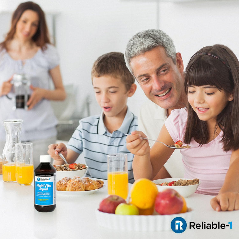 Reliable-1 Laboratories Multi-Vite Liquid Multivitamin for Adults Liquid Vitamins Antioxidant Supplement for Immunity, Metabolism and Energy Support | 8 FL.OZ.