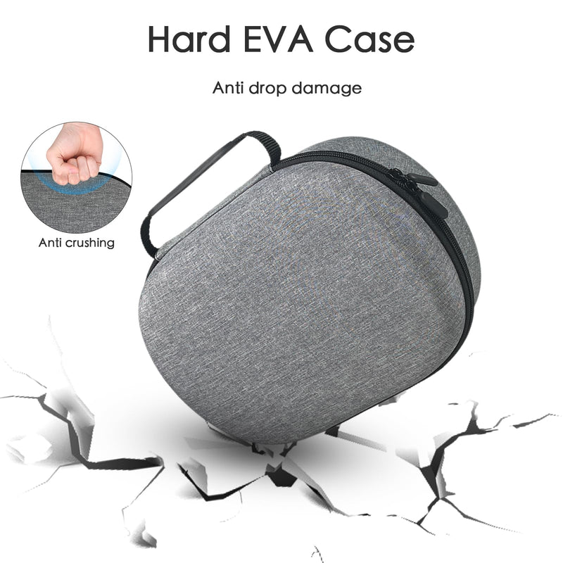 DDgro Apple Vision Pro Carrying Case - Ultimate Travel Solution for Your VR Headset (Grey) Grey - BeesActive Australia