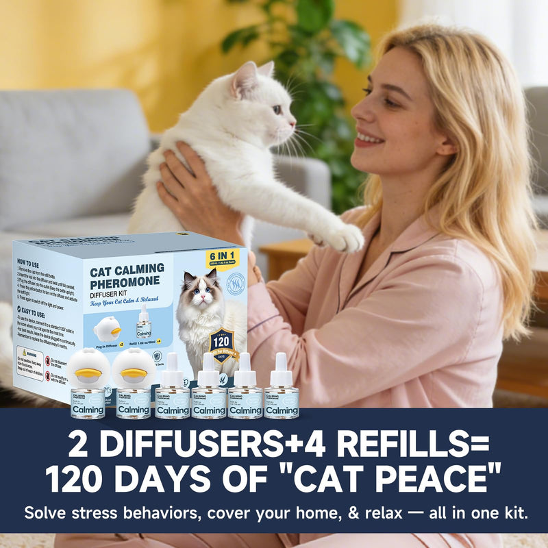 Anti Cat Pee Diffuser Calm Calming Cat Pheromone Pet Diffuser Plug In Spray Relaxer For Cats Anxiety Feromonas Calming Pheromones Relaxing Stress Diffuser Calmer With 4 Refill Peeing Cat Diffusers 2 diffuser,4 refill