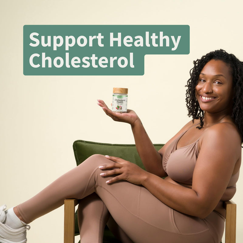 Snap Supplements Cholesterol Health - Naturally Supports Heart, Liver, Digestive and Metabolic Health, 60 Vegetarian Capsules
