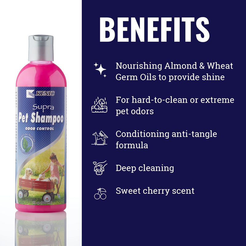 Kenic Supra Odor Control Shampoo, 17-Ounce - PawsPlanet Australia