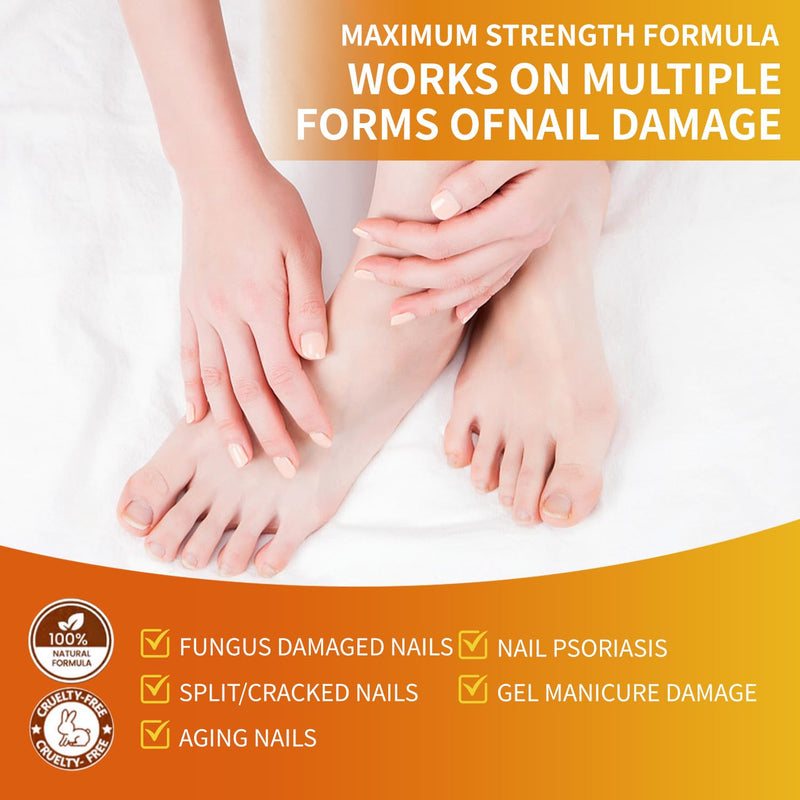 Bee Venom Antifungal Solution Extra Strength - For Fungus on Toenails and Fingernails, Repairing Yellow & Ingrown Nails, Foot Care Treatment 0.68 Fl Oz (Pack of 1)