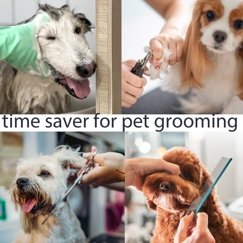 Pet Dog Grooming Loops Extender Dog Grooming Arm Extension Hook Double Snap Hooks Extender for Pet Grooming Dog Grooming Supplies (2 Pack) Pattern-1 - BeesActive Australia