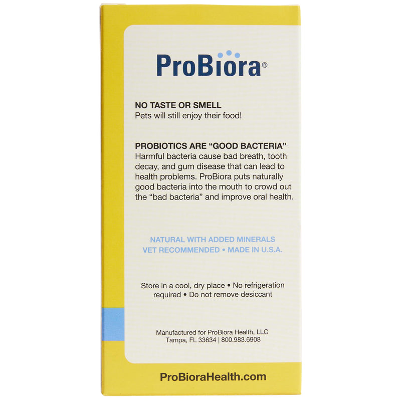 Probiora for Dogs | Dog Probiotic Supplement for Oral Care | Pet Probiotics to Reduce Bad Breath | Dog Nutritional Supplement for Dental Health | 30 Servings (Pack of 2, Jar) 30 Servings (Pack of 2)