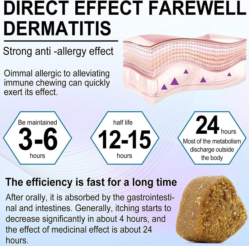 Dog Allergy Relief Chews for Dogs 150pcs Soft Chews Itch Immunity Treats for Dog Soothe Itchy Paws, Eyes, Ears, Skin Supports Seasonal Itching and Allergies Relief, Licking, Scratching. Duck Flavor.