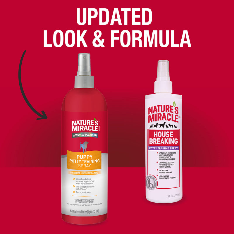 Nature's Miracle Advanced Platinum Puppy Potty Training Spray 16 Oz, Dog Training Aid New -16 oz - BeesActive Australia