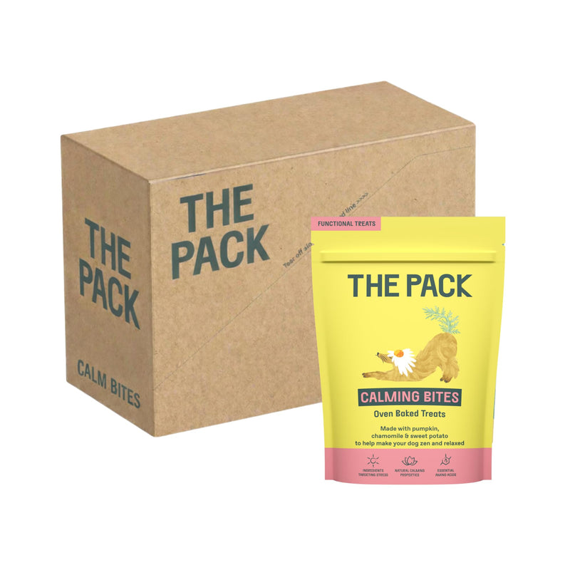 THE PACK Functional Treats: Vet-formulated, allergy-friendly Calming Bites - (8 x 100g packs) 8 x 100g packs