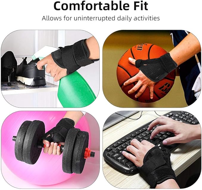 Dr.Welland Reversible Thumb & Wrist Stabilizer splint for BlackBerry Thumb, Trigger Finger, Pain Relief, Arthritis, Tendonitis, Sprained and Carpal Tunnel Supporting, Lightweight and Breathable S/M - BeesActive Australia