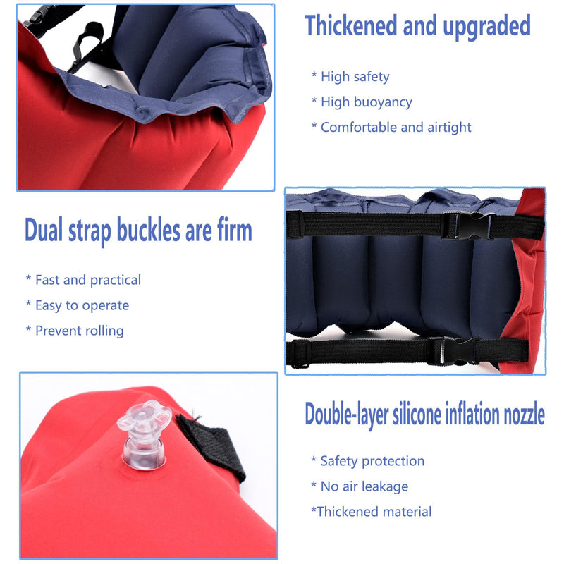 Inflatable Swim Belt, Waist Floatation Belt, Portable Swimming Belt with Adjustable Strap Pool Safety Floating Belt Exercise Swimming Training Aid for Kids Adults Beginners - BeesActive Australia