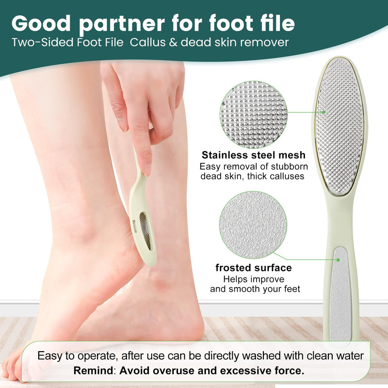 Urea Cream 45% for Feet with Maximum Strength Moisturizing, with 2% Salicylic Acid, for Dry and Cracked Heel, Foot, Elbows, Dead Skin Calluses Remover, 5.29 OZ, Foot File, Foot Mask Cover (10 pairs)