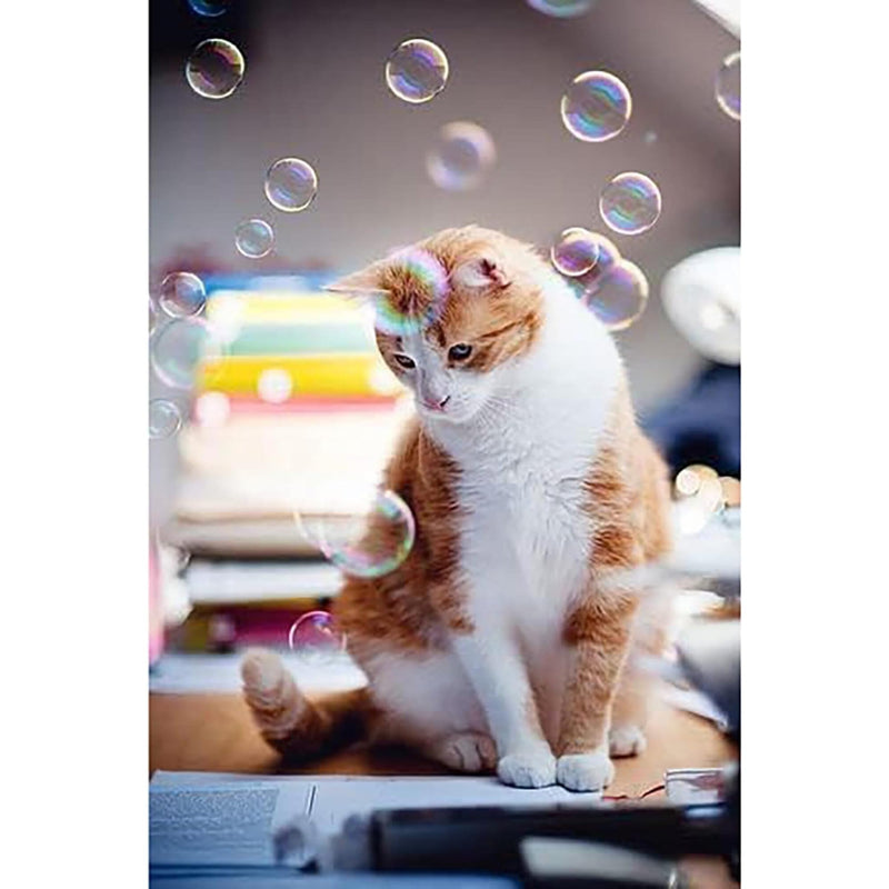 Atomic Bubbles: Kitty Love Play & Spray Duo - Calming Pheromone - 4oz Scented Bubble Bottle, 2oz Spray - Relieve Cat Anxiety, Sensory Set, in-Outdoor