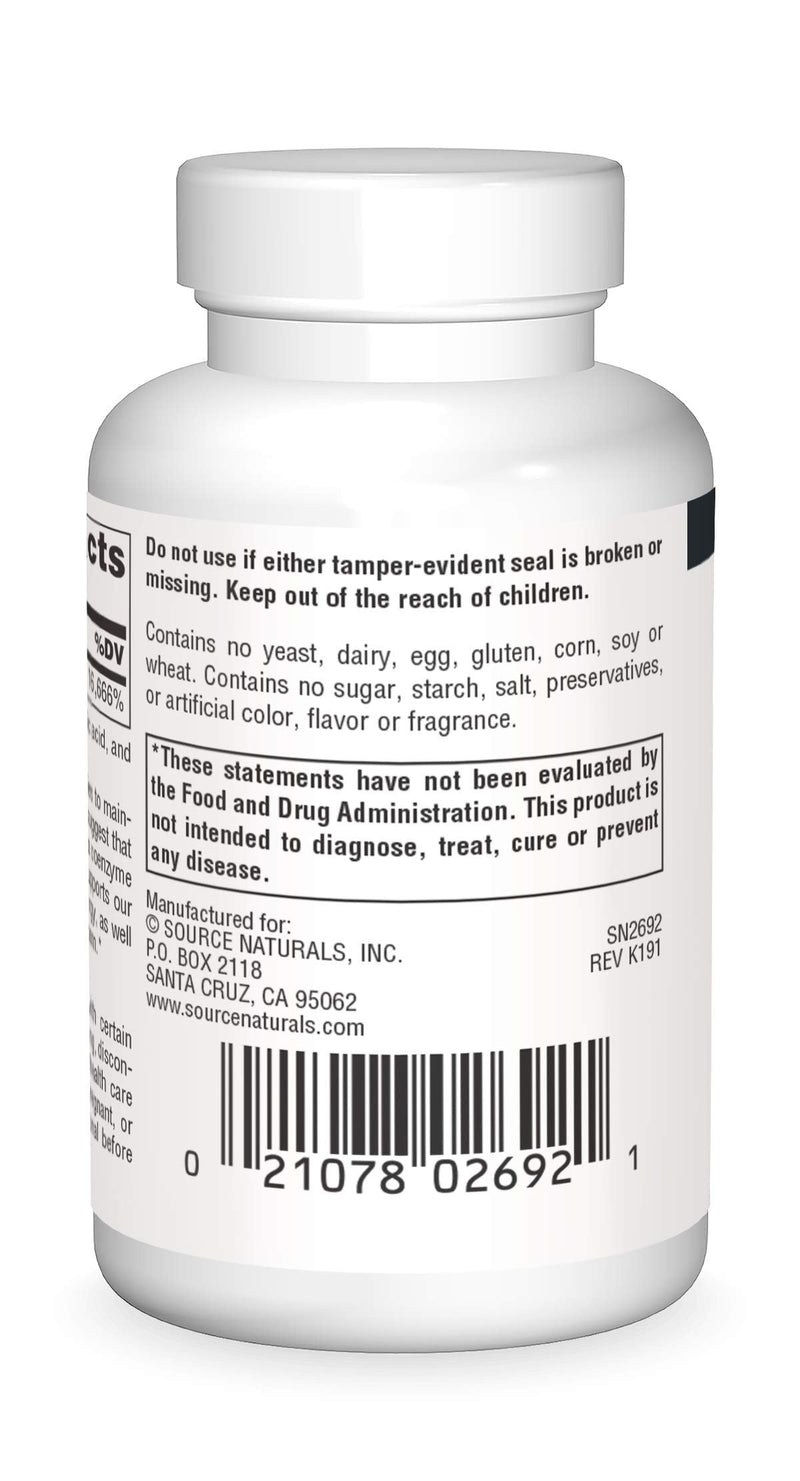 Source Naturals, Biotin 5,000mcg - 200 Tablets | Hair, Skin, & Nail Support