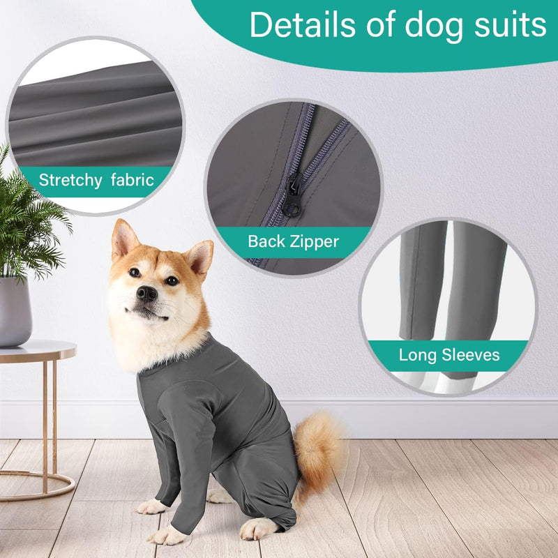 Dog Romper, Surgical Recovery Suit, Dog Pajama Jumpsuit, Prevent Suit Leakage, Full Coverage, Surgical Recovery Bodysuit for Pets, (XL) XL - BeesActive Australia