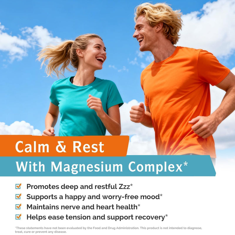 Innate Vitality Magnesium Supplement, 7-in-1 Magnesium Capsules with Vitamin B6, Ashwagandha, L-Theanine & Celery, Citrate and Glycinate, High Absorption, Vegan, Non-GMO (180 Count) 180 Count (Pack of 1)